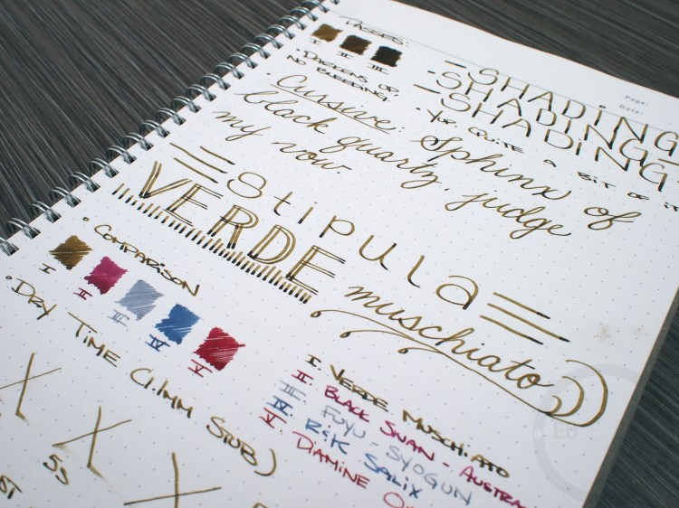 Stipula Verde Muschiato Green Fountain Pen Ink Review