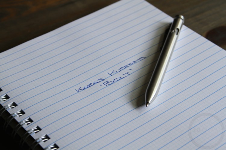 Karas Kustoms Bolt Pen Review
