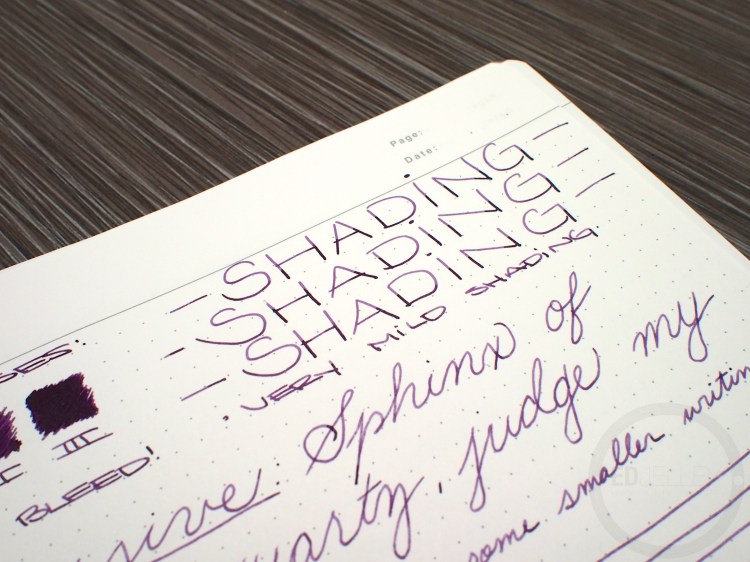 Kaweco Aubergine Fountain Pen Ink Review 6