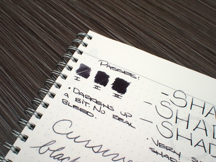 Organics Studio Arsenic Fountain Pen Ink Review