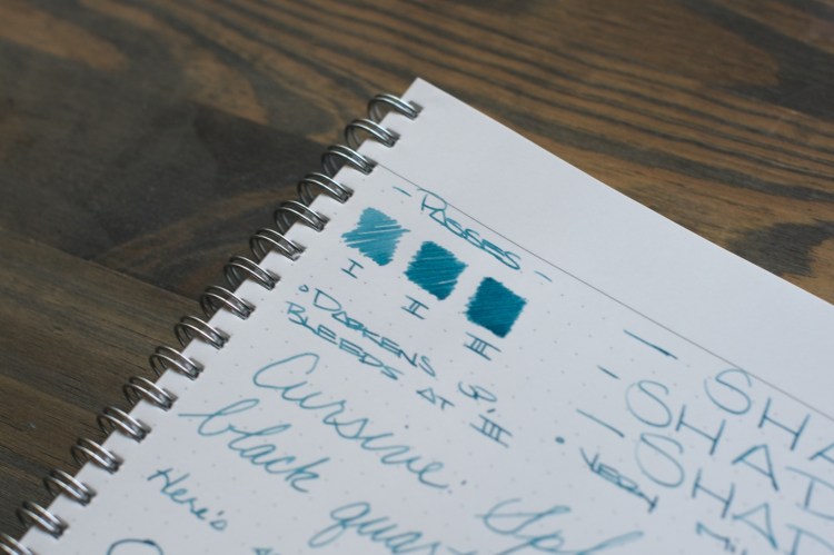 Organics Studio The Real Teal Fountain Pen Ink Review