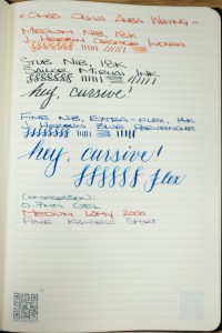 Omas Ogiva Alba Writing Sample