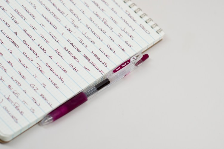 Pilot Juice Dark Red 0.7mm Gel Pen Review-3