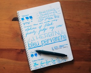J. Herbin Bleu Pervenche Fountain Pen Ink Review-10