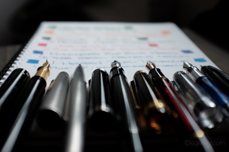March 2015 Fountain Pen Loadout-1