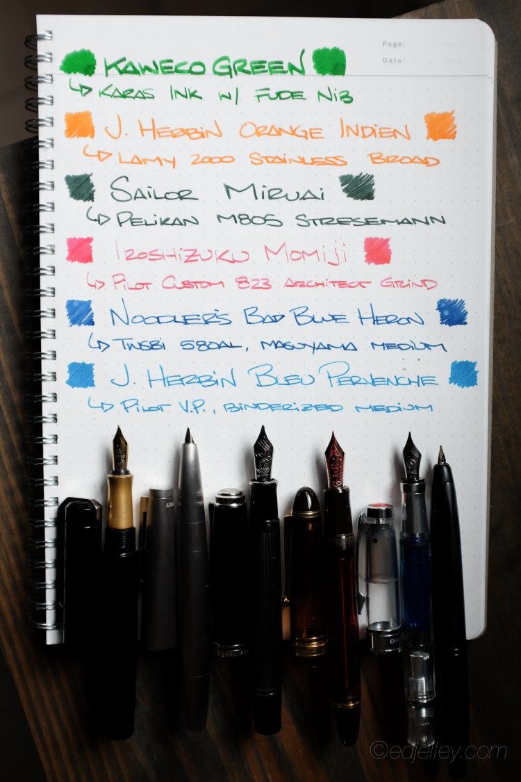 March 2015 Fountain Pen Loadout-2