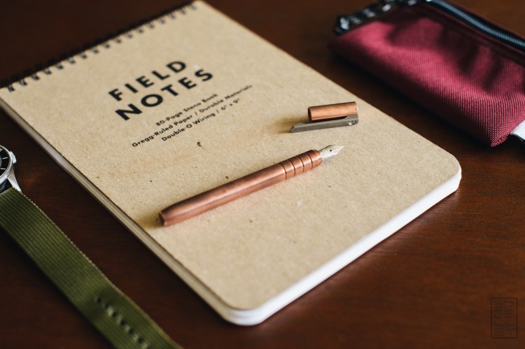 Ti Scribe Copper Fountain Pen Review Kickstarter-5