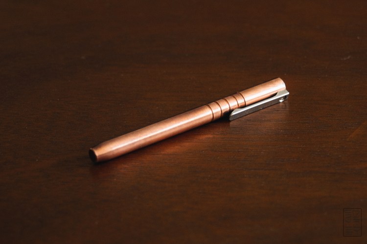Ti Scribe Copper Fountain Pen Review Kickstarter-9