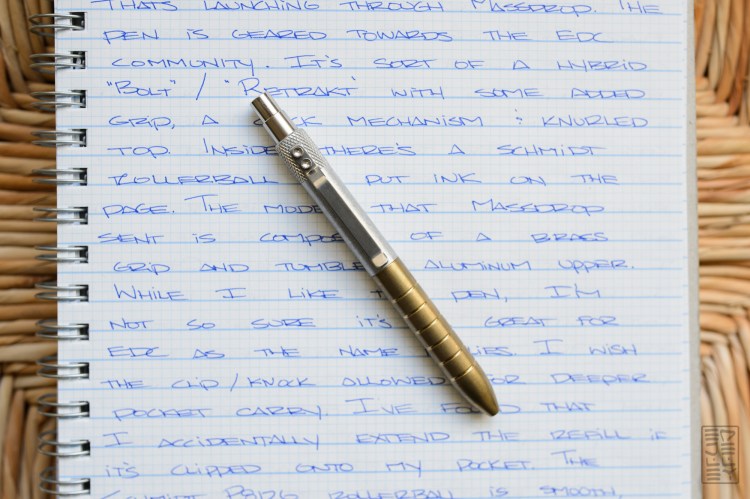 Karas Kustoms Massdrop EDK EDC Pen Review-3