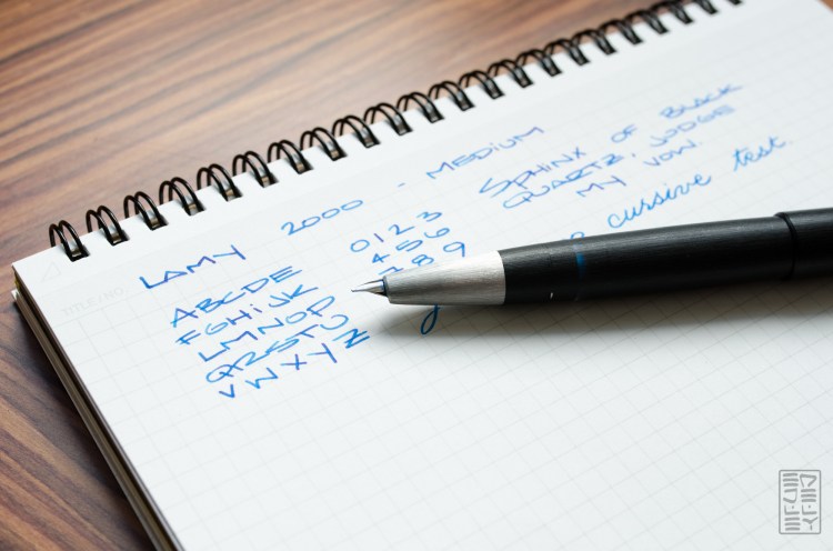 Lamy 2000 Fountain Pen Review Redux 2015-12