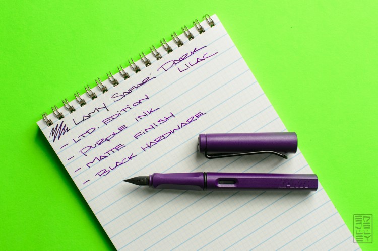 Lamy Safari Dark Lilac Fountain Pen Review Jetpens-8