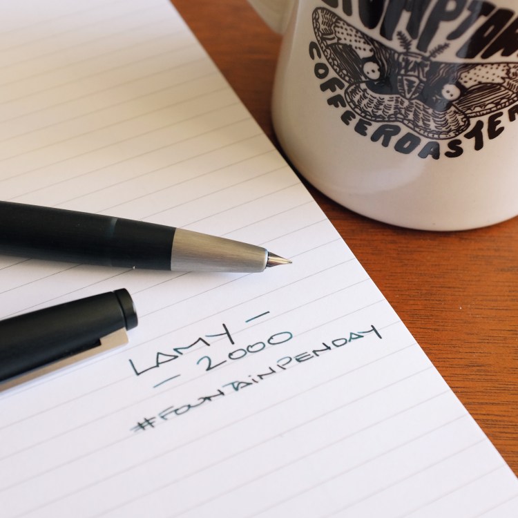 The Lamy 2000 - my all time favorite fountain pen