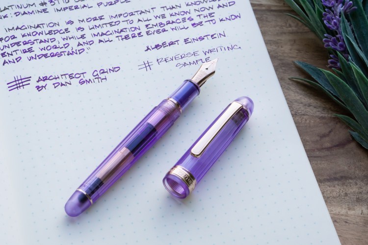 Platinum 3776 Nice Lavande Fountain Pen Review-6