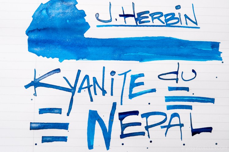 J Herbin Kyanite Du Nepal Ink Review-4